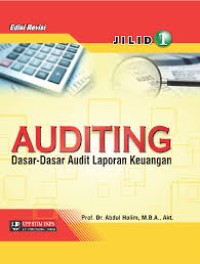 Auditing; dasar- dasar audit laporan keuangan