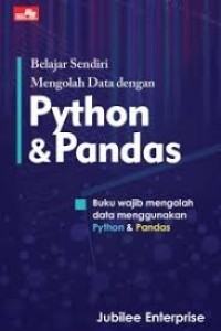 Image of Belajar sendiri mengolah data dengan python dan pandas
