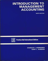 Image of Introduction to management accounting seventh edition