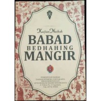 Image of Kajian naskah Babad Bedhahing Mangir