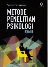 Image of Metode penelitian psikologi edisi II