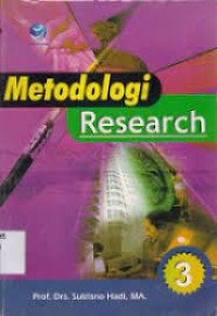 Image of Metodologi research jilid 3