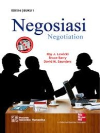 Image of Negosiasi : negotiation edisi 6 buku 1