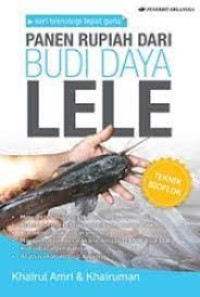 Panen rupiah dari budi daya lele
