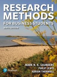 Image of Research methods for business students ninth edition